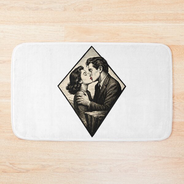 Item preview, Vintage Lovers Kiss Romance Classic Art designed and sold by Shoot-The-Moon.