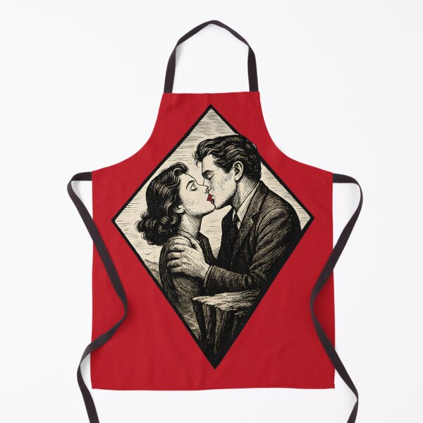 Item preview, Vintage Lovers Kiss Romance Classic Art designed and sold by Shoot-The-Moon.