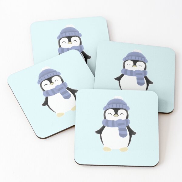 Item preview, Cute pingüino con gorro y bufanda designed and sold by Splasheverything .