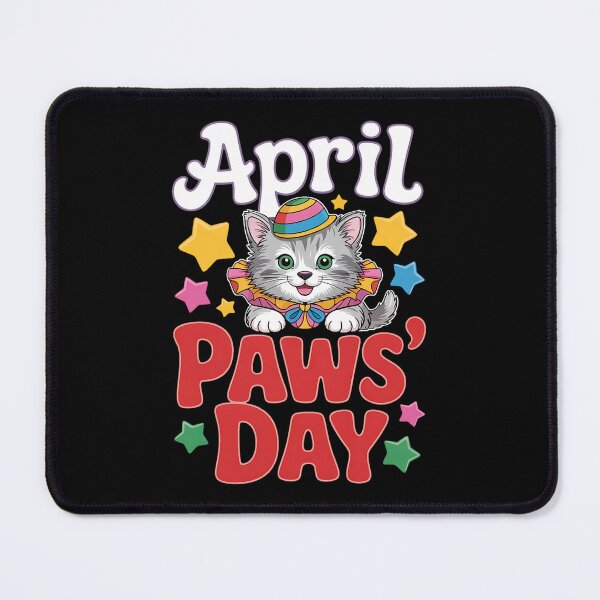 Item preview, April Paws Day Funny Cat April Fools Pran designed and sold by BakeryDozen.