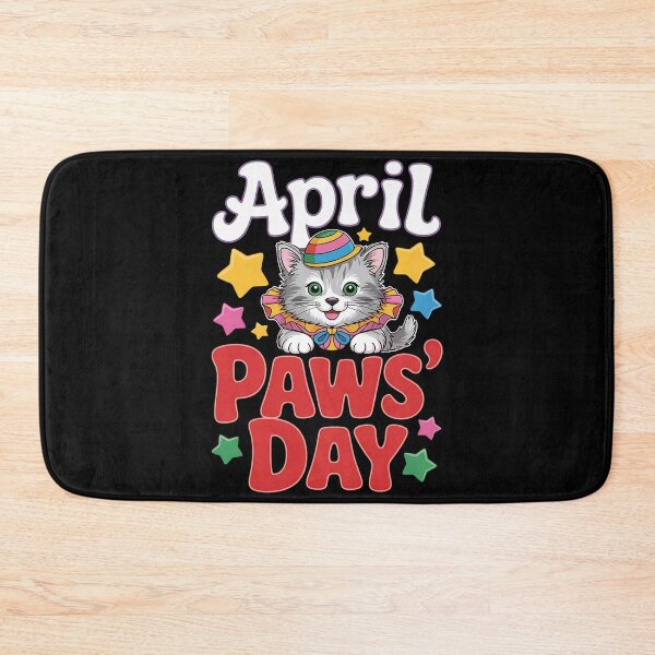 Item preview, April Paws Day Funny Cat April Fools Pran designed and sold by BakeryDozen.