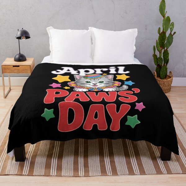 Item preview, April Paws Day Funny Cat April Fools Pran designed and sold by BakeryDozen.