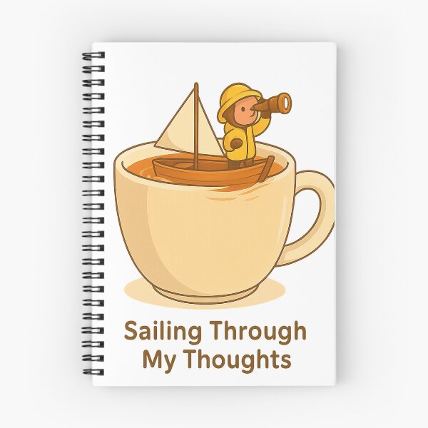 Item preview, Tea Boat – Sailing Through My Thoughts designed and sold by PastimeMastery.