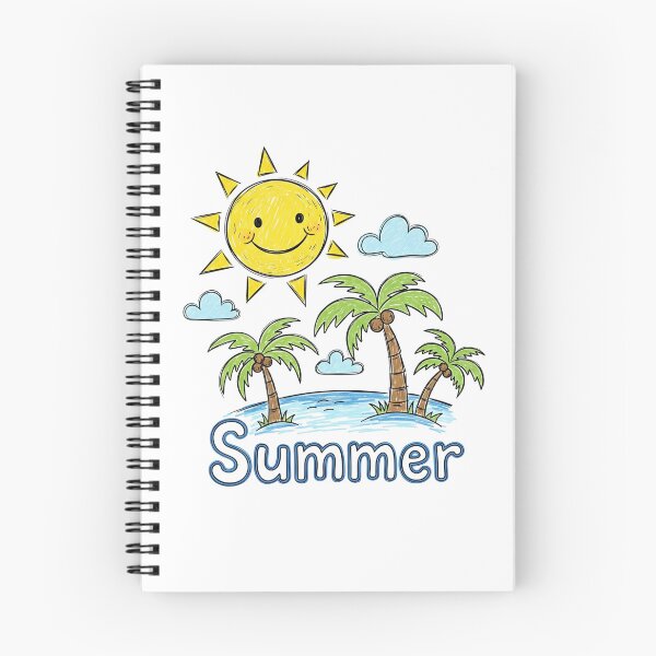Item preview, Happy Summer Sun and Palm Trees designed and sold by Owcomm.