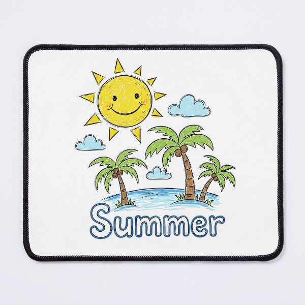 Item preview, Happy Summer Sun and Palm Trees designed and sold by Owcomm.