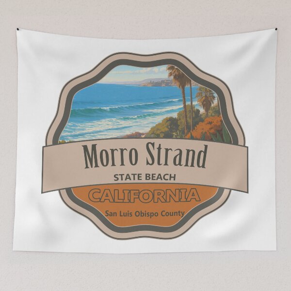 Item preview, Morro Strand State Beach, San Luis Obispo County, California designed and sold by Wanderful-roads.