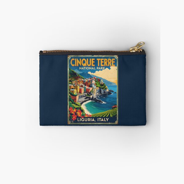 Item preview, A Vintage Travel Art of Cinque Terre National Park - Italy  designed and sold by GoodOldVintage.