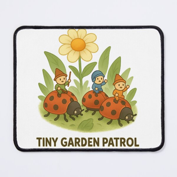 Item preview, Tiny Garden Patrol – Guardians of the Leaf designed and sold by PastimeMastery.
