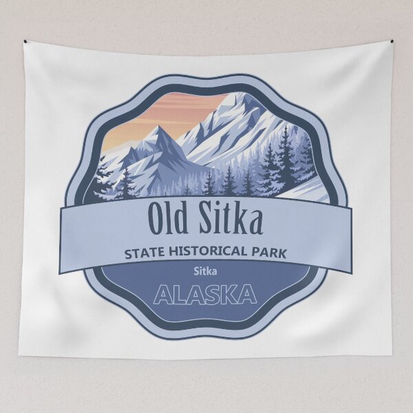 Item preview, Old Sitka State Historical Park, Alaska designed and sold by Wanderful-roads.