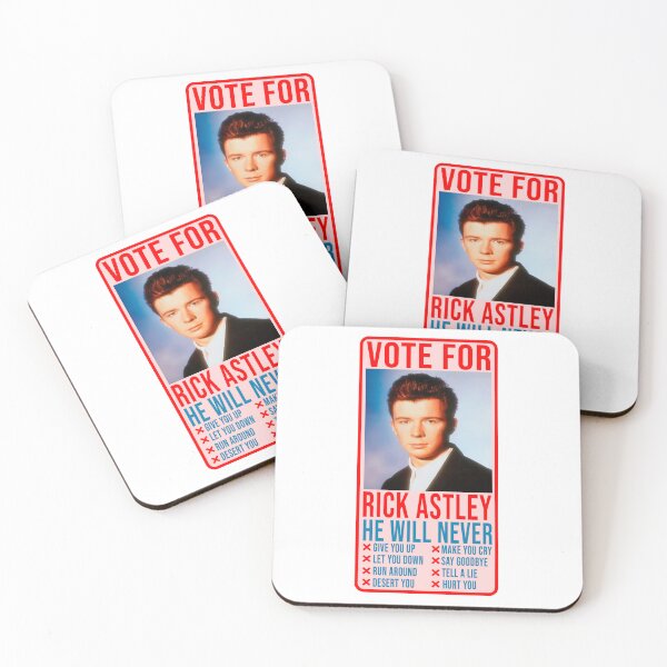 Item preview, Vote for Rick Astley designed and sold by MochoBCN - GENUINE ART OF THE HIGHEST QUALITY .
