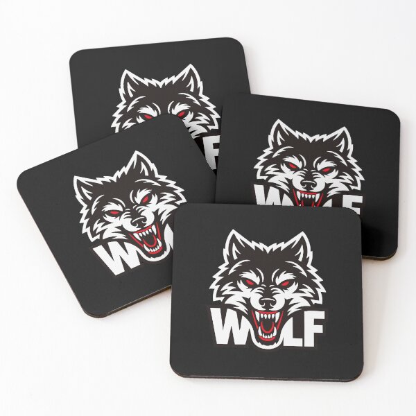 Item preview, Fierce Alpha Wolf Head with Red Eyes Alpha Apex Predator designed and sold by w1ckerman.