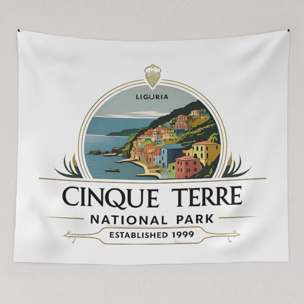 Item preview, Cinque Terre National Park - Italy  designed and sold by GoodOldVintage.