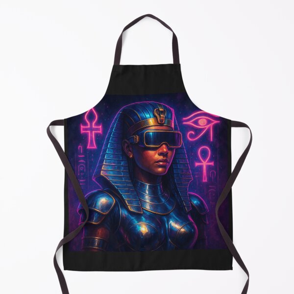 Item preview, Cleopatra Reborn – Vaporwave Goddess of the Future designed and sold by Neonyx2020.