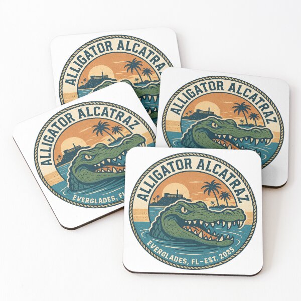 Item preview, Alcatraz of alligators designed and sold by PrimeDesign27.