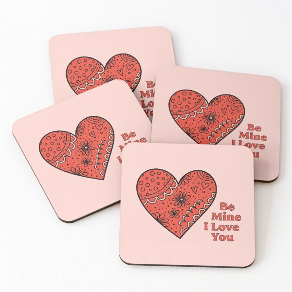 Item preview, Be Mine I Love You Patterned Heart designed and sold by Owcomm.