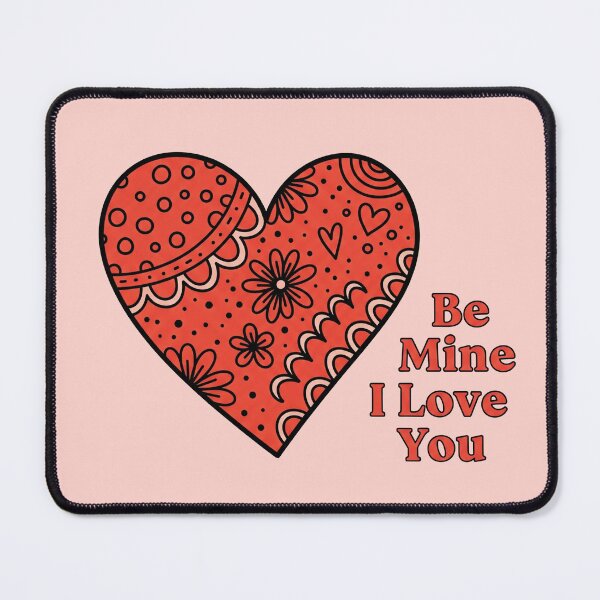 Item preview, Be Mine I Love You Patterned Heart designed and sold by Owcomm.