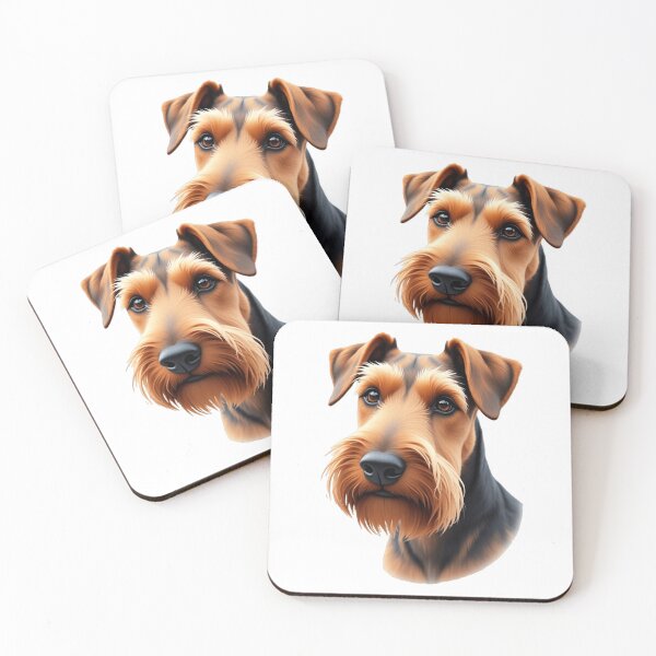 Item preview, lovely  adorable  airdale terrier dog designed and sold by nicnacc.