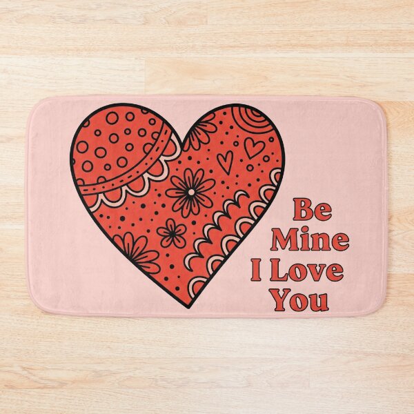 Item preview, Be Mine I Love You Patterned Heart designed and sold by Owcomm.