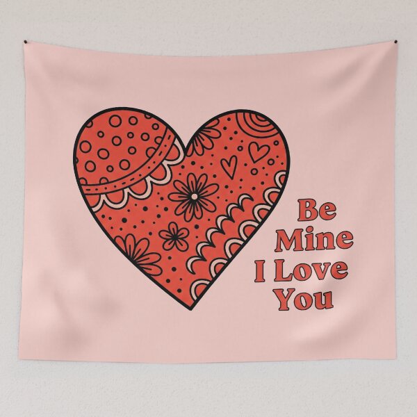 Item preview, Be Mine I Love You Patterned Heart designed and sold by Owcomm.