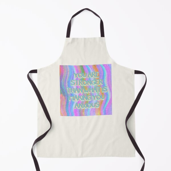 Item preview, You are stronger than what is making you anxious motivation message bright colorfull designed and sold by MadebyLauli.