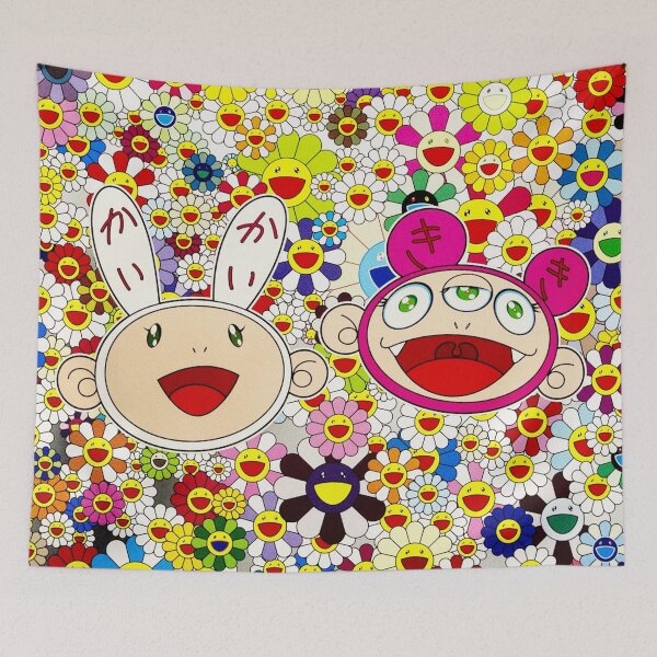 Item preview, Flowers rainbow rabbit designed and sold by Owen H Harmer.
