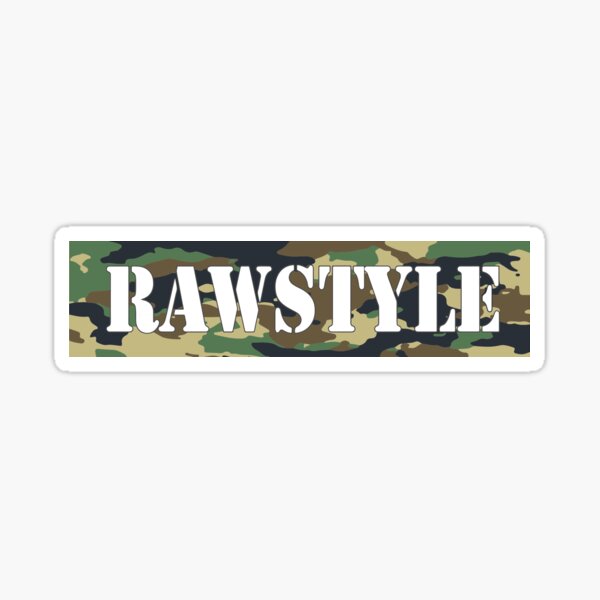 Rawstyle Camo Sticker
