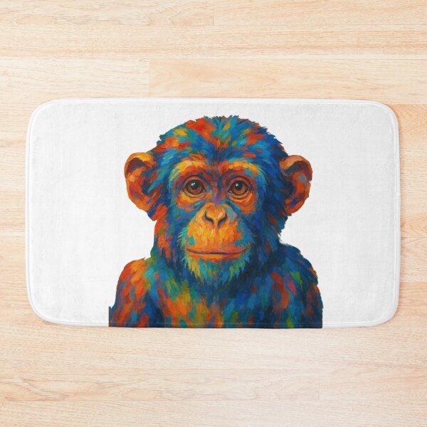 Item preview, Technicolor Primate” – Jungle Vibes Reimagined designed and sold by GloriousArtSKD.
