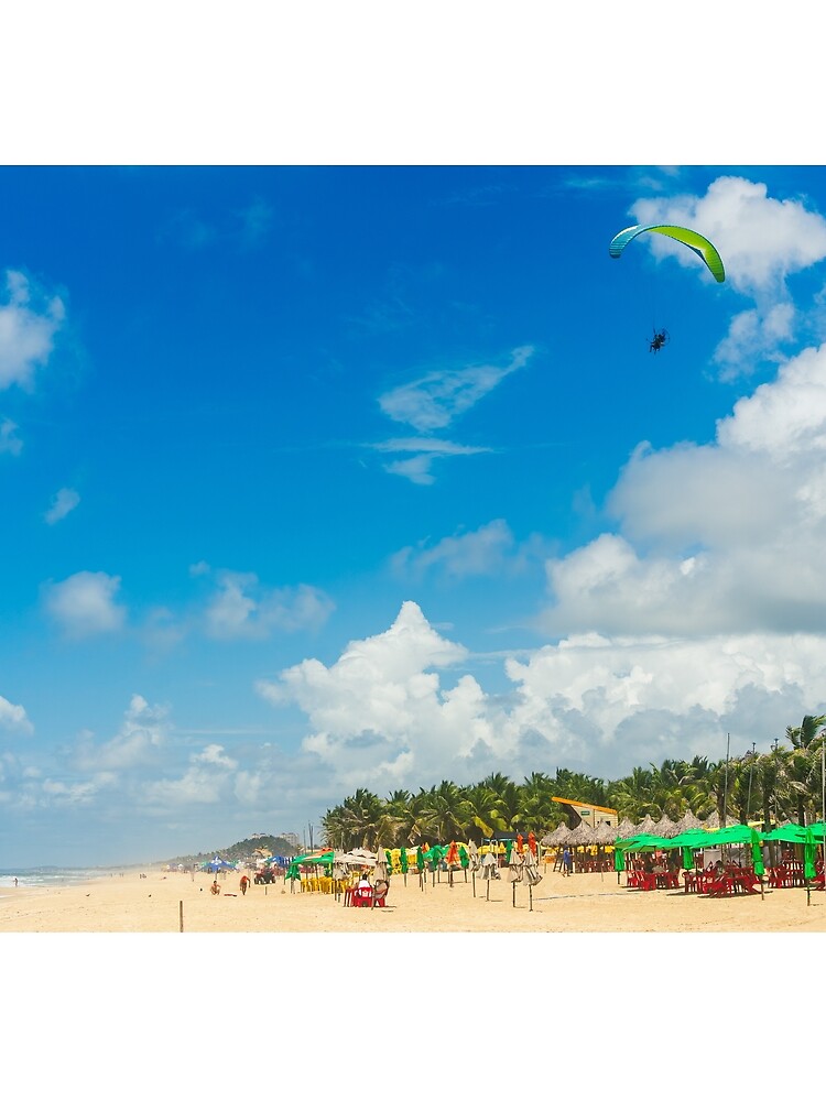 Thumbnail 3 of 3, Scarf, Paraglider Above Praia do Futuro, Fortaleza designed and sold by expat-camera.