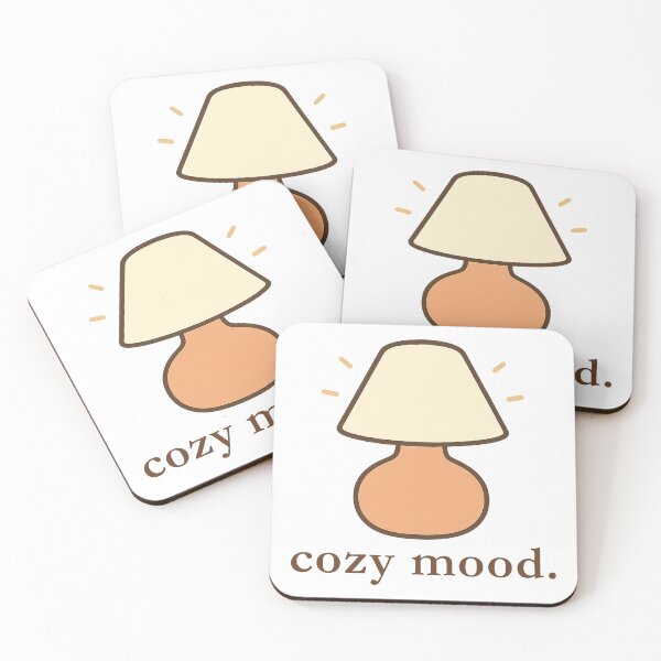 Item preview, cozy mood. | glowing lamp illustration for soft warm comfort designed and sold by HelloPumpui.