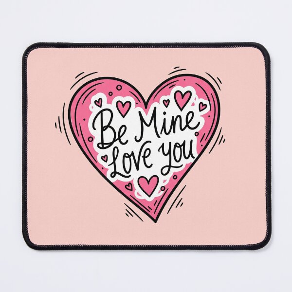 Item preview, Be Mine Love You Pink Heart designed and sold by Owcomm.