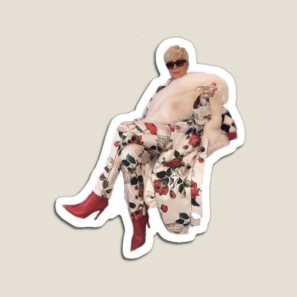 Aperçu de l'œuvre Kris Jenner – Fur Boujee créée et vendue par Alyssa Mio.