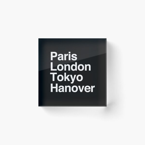 Item preview, Paris London Tokyo Hanover designed and sold by Custom365.