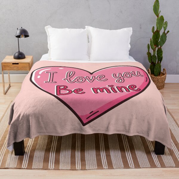Item preview, I Love You Be Mine Pink Heart designed and sold by Owcomm.