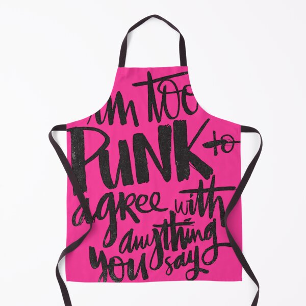 Item preview, I’m Too Punk to Agree with Anything You Say | Funny Rebel Quote | Alternative Grunge Typography Sticker Shirt & Poster designed and sold by MsMetalROk.