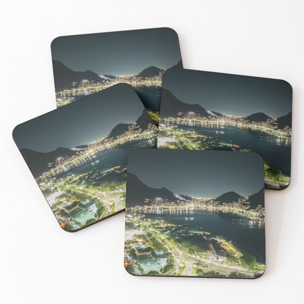 Item preview, Lagoa Rodrigo de Freitas Night Panorama, Rio de Janeiro designed and sold by expat-camera.