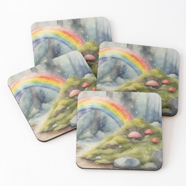 Item preview, Rainbow in Mossy Forest designed and sold by CalmnessbyChoice.