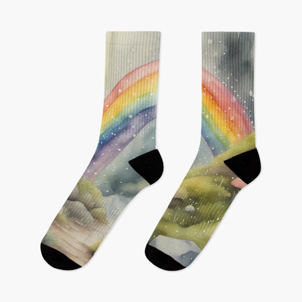 Item preview, Rainbow in Mossy Forest designed and sold by CalmnessbyChoice.
