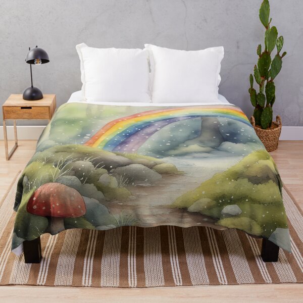 Item preview, Rainbow in Mossy Forest designed and sold by CalmnessbyChoice.