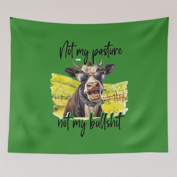 Item preview, Funny Cow...Available as cell phones cases,art prints,bags,puzzels,postcards,hats,dresses,t-shirts,kids clothes,back packs,socks,clocks,stickers,Etc. designed and sold by born30.