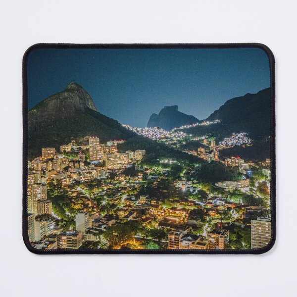 Item preview, Pedra da Gávea & Leblon Skyline, Rio Nightscape designed and sold by expat-camera.