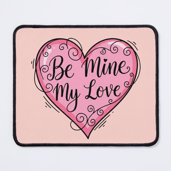 Item preview, Be Mine My Love Swirl Heart designed and sold by Owcomm.