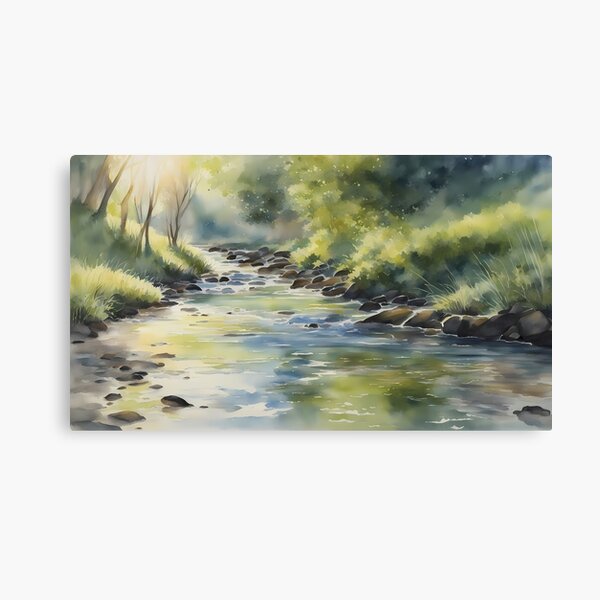 Item preview, Serene Spring River designed and sold by BookCovered.