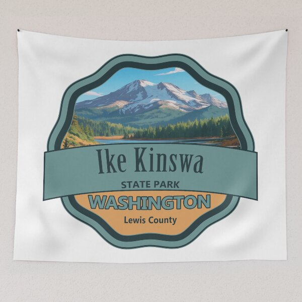 Item preview, Ike Kinswa State Park, Lewis County, Washington designed and sold by Wanderful-roads.