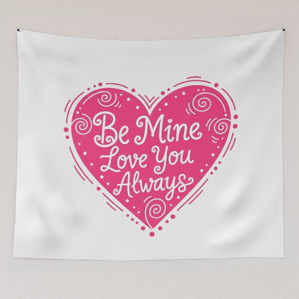 Item preview, Be Mine Love You Always Pink Heart designed and sold by Owcomm.