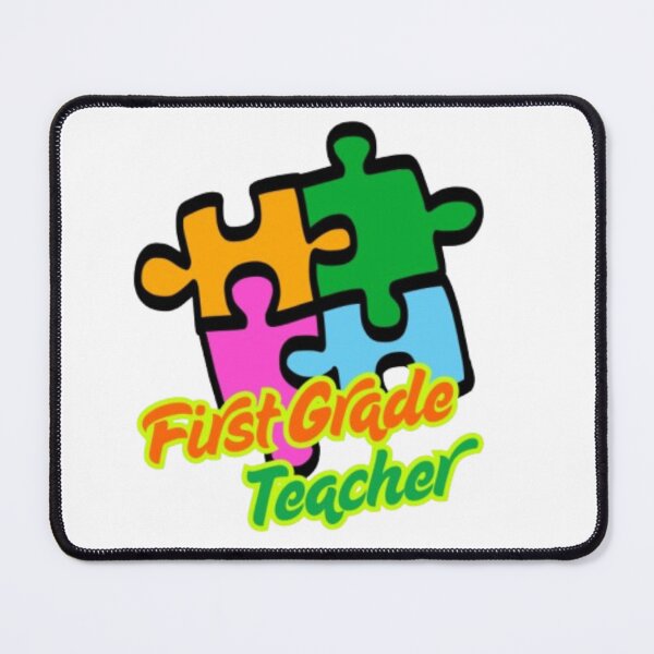 Item preview, First Grade Teacher Zig Saw Puzzle designed and sold by kharatsuchita.