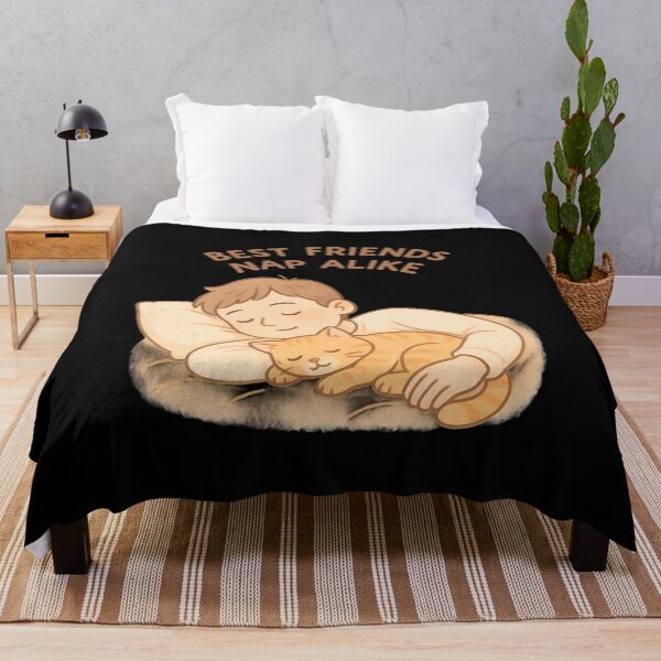 Item preview, Best Friends Nap Alike – Cozy Cat Design designed and sold by ALITOPRINCE.
