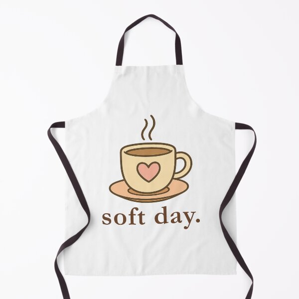 Item preview, soft day. | Cute Coffee Cup Quote Sticker | Cozy Minimal Wall Art & Printable designed and sold by HelloPumpui.