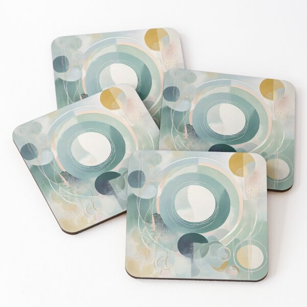 Item preview, Abstract creation in soft pastel tones designed and sold by 2-Seraphira.