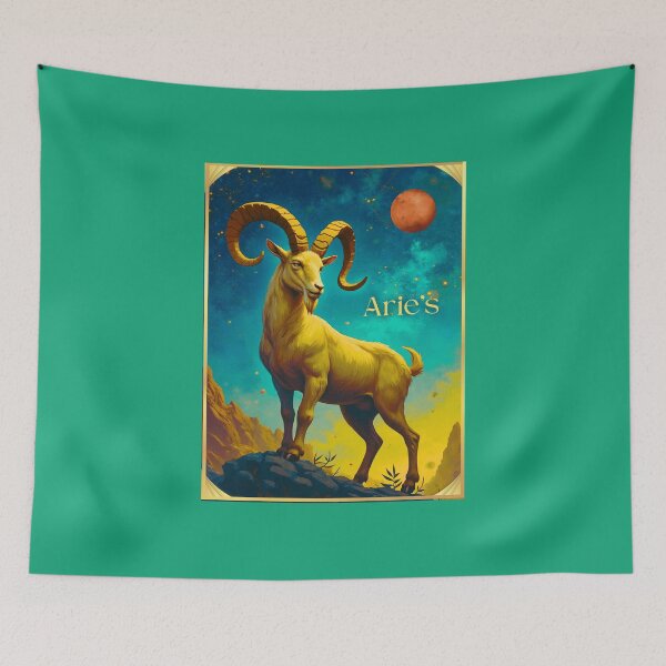 Item preview, Aries the Ram Zodiac Sign designed and sold by Marymarice.