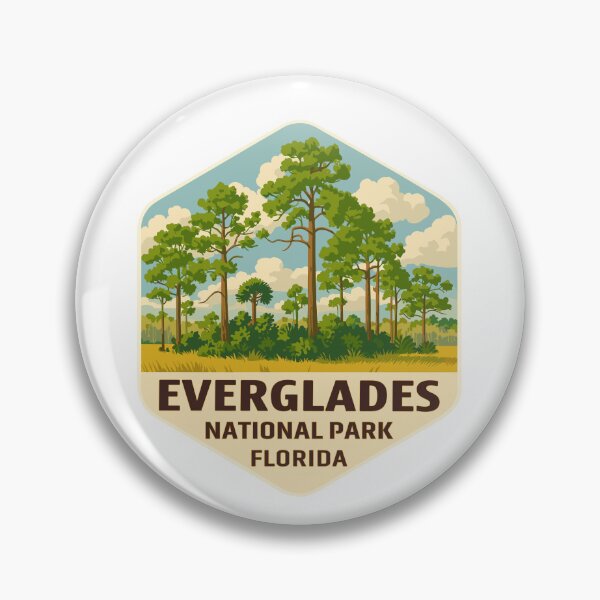 Item preview, Everglades National Park Retro Swamp Wildlife Sticker designed and sold by Ismeal Von.